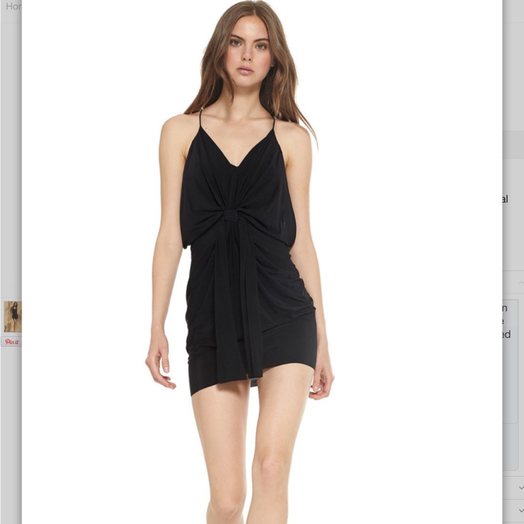 Misa Los Angeles Black Mini Dress